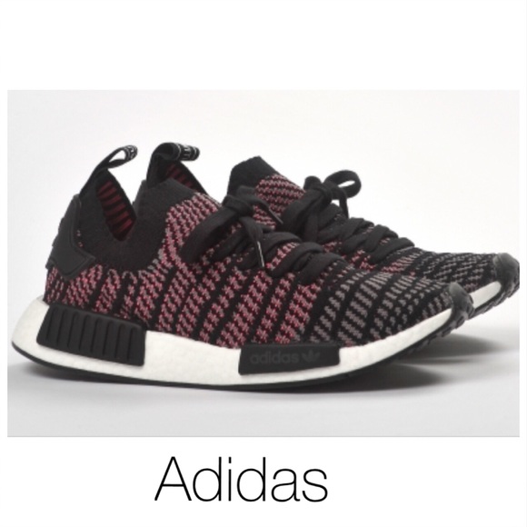 adidas Shoes - NWB Adidas NMD Sneakers Black/Gray Pink 8/9